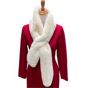 Women Faux Fur Scarf Fluffy Furry Soft Winter Neck Wrap Warmer Cowl Shawl